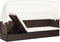 vidaXL - Tuinbank - met - luifel - poly - rattan - bruin