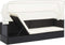 vidaXL - Tuinbank - met - luifel - poly - rattan - zwart