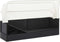 vidaXL - Tuinbank - met - luifel - poly - rattan - zwart