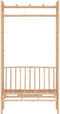vidaXL - Tuinbank - met - pergola - 116 - cm - bamboe