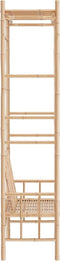 vidaXL - Tuinbank - met - pergola - 116 - cm - bamboe