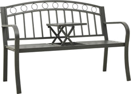 vidaXL-Tuinbank-met-tafel-120-cm-staal-grijs