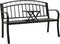 vidaXL-Tuinbank-met-tafel-120-cm-staal-zwart