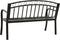 vidaXL-Tuinbank-met-tafel-120-cm-staal-zwart