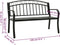 vidaXL-Tuinbank-met-tafel-120-cm-staal-zwart