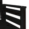 vidaXL - Tuinbank - met - tafel - 2-zits - massief - grenenhout - zwart