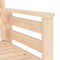 vidaXL - Tuinbank - met - tafel - 2-zits - massief - grenenhout