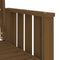 vidaXL - Tuinbank - met - tafel - 2-zits - massief - grenenhout - honingbruin