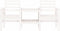 vidaXL - Tuinbank - met - tafel - 2-zits - massief - grenenhout - wit