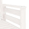 vidaXL - Tuinbank - met - tafel - 2-zits - massief - grenenhout - wit