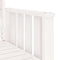 vidaXL - Tuinbank - met - tafel - 2-zits - massief - grenenhout - wit