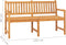 vidaXL - Tuinbank - met - tafel - 3-zits - 150 - cm - massief - teakhout