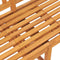 vidaXL - Tuinbank - met - tafel - 3-zits - 150 - cm - massief - teakhout