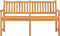 vidaXL - Tuinbank - met - tafel - 3-zits - 150 - cm - massief - teakhout