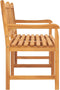 vidaXL - Tuinbank - met - tafel - 3-zits - 150 - cm - massief - teakhout