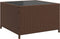 vidaXL - Tuinbank - met - tafel - en - kussens - L-vormig - poly - rattan - bruin