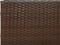 vidaXL - Tuinbank - met - tafel - en - kussens - L-vormig - poly - rattan - bruin