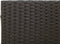 vidaXL - Tuinbank - met - tafel - en - kussens - L-vormig - poly - rattan - zwart