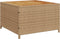 vidaXL - Tuinbank - met - tafel - en - kussens - L-vormig - poly - rattan - beige
