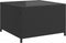 vidaXL - Tuinbank - met - tafel - en - kussens - L-vormig - poly - rattan - zwart