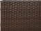 vidaXL - Tuinbank - met - tafel - en - kussens - L-vormig - poly - rattan - bruin