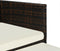 vidaXL - Tuinbank - met - tafeltje - en - krukken - tweezits - poly - rattan - bruin