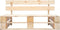 vidaXL - Tuinbank - pallet - hout