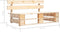 vidaXL - Tuinbank - pallet - hout