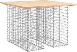 vidaXL - Tuinbank - schanskorfontwerp - 100x102x72 - cm - massief - grenenhout