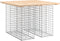 vidaXL - Tuinbank - schanskorfontwerp - 100x102x72 - cm - massief - grenenhout