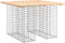 vidaXL - Tuinbank - schanskorfontwerp - 100x102x72 - cm - massief - grenenhout