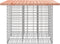 vidaXL - Tuinbank - schanskorfontwerp - 100x102x72 - cm - massief - douglashout