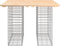 vidaXL - Tuinbank - schanskorfontwerp - 100x102x72 - cm - massief - grenenhout