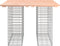 vidaXL - Tuinbank - schanskorfontwerp - 100x102x72 - cm - massief - douglashout