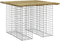 vidaXL - Tuinbank - schanskorfontwerp - 100x102x72 - cm - geïmpregneerd - hout