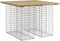 vidaXL - Tuinbank - schanskorfontwerp - 100x102x72 - cm - geïmpregneerd - hout
