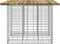 vidaXL - Tuinbank - schanskorfontwerp - 100x102x72 - cm - geïmpregneerd - hout