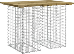vidaXL - Tuinbank - schanskorfontwerp - 100x70x72 - cm - geïmpregneerd - hout