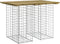 vidaXL - Tuinbank - schanskorfontwerp - 100x70x72 - cm - geïmpregneerd - hout