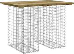 vidaXL - Tuinbank - schanskorfontwerp - 100x70x72 - cm - geïmpregneerd - hout