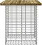 vidaXL - Tuinbank - schanskorfontwerp - 100x70x72 - cm - geïmpregneerd - hout