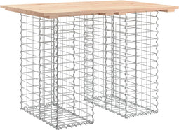 vidaXL - Tuinbank - schanskorfontwerp - 100x70x72 - cm - massief - grenenhout
