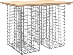 vidaXL - Tuinbank - schanskorfontwerp - 100x70x72 - cm - massief - grenenhout