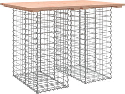 vidaXL - Tuinbank - Schanskorfontwerp - 100x70x72 - cm - massief - grenenhout