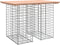 vidaXL - Tuinbank - Schanskorfontwerp - 100x70x72 - cm - massief - grenenhout