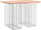 vidaXL - Tuinbank - Schanskorfontwerp - 100x70x72 - cm - massief - grenenhout