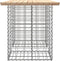 vidaXL - Tuinbank - schanskorfontwerp - 100x70x72 - cm - massief - grenenhout