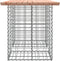 vidaXL - Tuinbank - Schanskorfontwerp - 100x70x72 - cm - massief - grenenhout