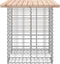 vidaXL - Tuinbank - schanskorfontwerp - 100x70x72 - cm - massief - grenenhout