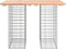 vidaXL - Tuinbank - Schanskorfontwerp - 100x70x72 - cm - massief - grenenhout